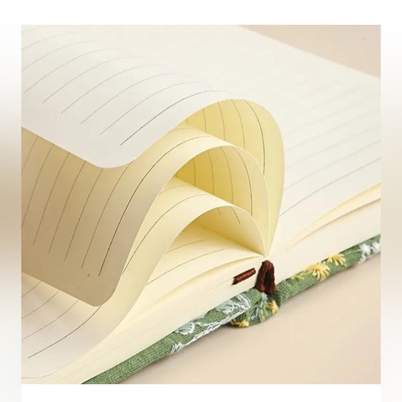 FLOWER &TREE EMBROIDERED NOTEBOOK SIZE 6x4 - Picture 4 of 6